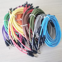 Câble audio Eurorack PVC coloré 3,5 mm TS vers TS mono pour synthétiseur modulaire, moniteur et haut-parleur
