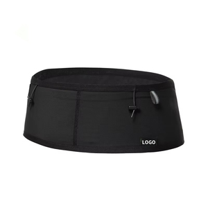 Ceinture de course à pied pour sports de plein air avec fonctions antivol, tissu en maille polyester léger et discret, poche pour gourde et poche latérale - Product Image 1