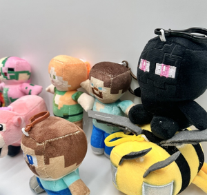 Promotion : Peluche Minecrafted 4 pouces, Dragon Sans Ombre, Work Fear, Mini Poupée à griffes, Personnage de dessin animé, Porte-clés - Vente en gros - Product Image 4