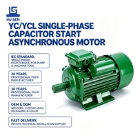 Moteur électrique asynchrone monophasé HUSEN 2,2 kW 2880 tr/min 208-240 V, efficacité IE2, certifié CE, garantie 3-12 mois