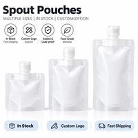 Pochettes de voyage jetables en PET avec bec verseur pour cosmétiques – Sacs de distribution portables anti-fuite pour voyages d'affaires, gel douche, shampoing, lotion
