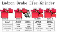 Tour professionnel à refroidissement par eau pour la rectification des disques de frein, double moteur, rectifieuse de rotors de frein double face pour atelier de réparation automobile