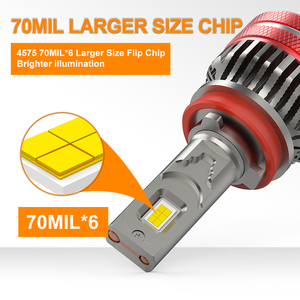 Phổ 9005 Xe LED chiếu chip Bóng đèn H7 D1S H4 Halogen 9008 <span class=keywords><strong>Xenon</strong></span> ống kính cho A3 X5 Polo đèn pha - Product Image 4