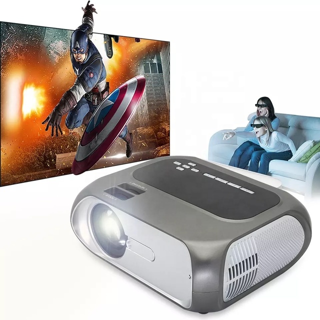 Popular T7 Wireless WIFI Projector 720P Home Theater with Youtube and Mobile Same Screen Portable Projector Android IOS