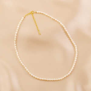 Collier de perles de millet d'eau douce naturelles WENCHI pour femmes 450g Bijoux d'été - Product Image 5