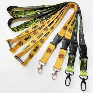 Lanière personnalisée en PVC de haute qualité, résistante aux déchirures, avec logo, pour badges d'événement couleur et cartes d'identité en PVC transparentes - Product Image 1
