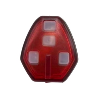 Vente directe d'usine, coque de clé de voiture adaptée aux clés droites Mitsubishi avec support de puce interne.