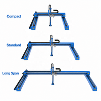 Nouveau manipulateur de portique à 3 axes en acier bleu avec rail de guidage linéaire et chaîne de traînage pour le chargement de machines, marque QG