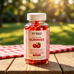 Gomitas para Estimular el Apetito, Gomitas de Espino Blanco Sin Gluten y Sin OMG para la Salud Digestiva de los Niños - Product Image 1