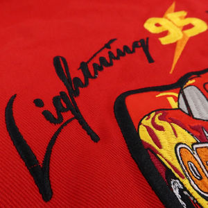 เสื้อแจ็คเก็ตบอมเบอร์แบบมีซิปสำหรับผู้ใหญ่ ลายการ์ตูนรถยนต์ ปักโลโก้ตามสั่ง คุณภาพสูง สำหรับเด็กผู้ชาย - Product Image 4