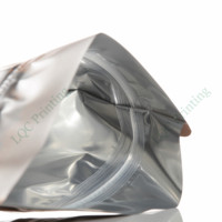 Sac d'emballage de collations à fermeture éclair avec impression personnalisée pochette debout pour noix chips craquelins algues aliments surgelés viande légume