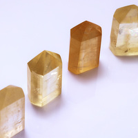 Gros arc-en-ciel sculptures naturelles guérison clair petite taille orange miel citrine cristaux point feng shui sphères quartz