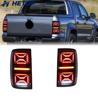 Luces Traseras HETOP para Amarok 2008-2020, Luces Traseras LED para Automóvil, Diseño Trasero Mejorado, Luces Traseras LED Plug and Play para Volkswagen