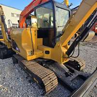 Mini-excavatrice sur chenilles rotative sans queue Caterpillar d'occasion à longue durée de vie, CAT306D, pour les espaces restreints