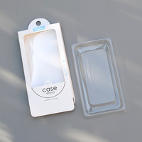 Boîte électronique pour gadgets de smartphone, motif décoratif UV localisé, en carton recyclé écologique