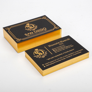 <span class=keywords><strong>Carte</strong></span> <span class=keywords><strong>de</strong></span> visite personnalisée en papier <span class=keywords><strong>de</strong></span> luxe noir or en relief VIP ID Business Membership Card Printing With Gold Foil Stamping Logo - Product Image 3