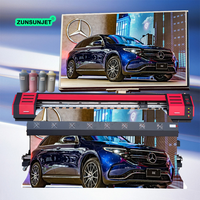 Grando 1.8m Printer sublimasi nonair ramah lingkungan 2 kepala Xp600 Kertas vinil lentur kain