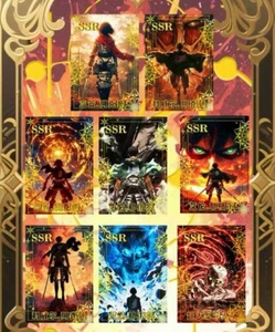 Carte da Collezione Anime Giapponesi Attack on Titan, Personaggi Rari come Mikasa Ackerman e <span class=keywords><strong>Armin</strong></span>, Carte da Gioco per Fan - Product Image 5