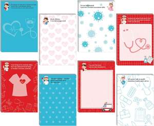 Bloc de notas divertidas de enfermera, notas adhesivas, blocs de notas, suministros de oficina <span class=keywords><strong>para</strong></span> <span class=keywords><strong>el</strong></span> <span class=keywords><strong>hospital</strong></span>, Escuela de Enfermería, compañeros de trabajo, diario de escritura, listas de horarios - Product Image 4