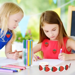 500 Uds./Rollo de Etiquetas Adhesivas de Fresa de 2.5 cm para Empaque de Postres - Product Image 3