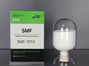 Superplastifiant de résine de formaldéhyde de mélamine sulfonée imperméable à l'<span class=keywords><strong>eau</strong></span> de mortier sec de plâtre de béton réducteur d'<span class=keywords><strong>eau</strong></span> de haute gamme - Product Image 1