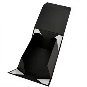Hot Sale Luxury Folding Magnetic Rigid Gift <b>Box</b> <b>Flat</b> <b>Pack</b> Recyclable Eco-Friendly Cosmetic Jewelry Perfume Watch Embossing - Product Image 1