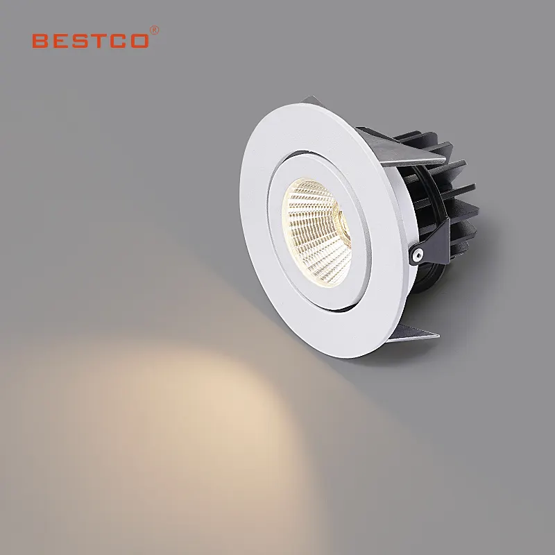 Europäischer Design-Stil dimmbares LED Deckenlicht eingebettete Downlights Anti-Blendung ohne Zierleuchten Wohnung gewerbliche Beleuchtung Heimbüro