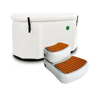 ICEGALAX meilleurs accessoires de baignoire plongeante froide Portable <span class=keywords><strong>escalier</strong></span> gonflable pliable Portable avec <span class=keywords><strong>marches</strong></span> gonflables anti-dérapantes en Eva - Product Image 3