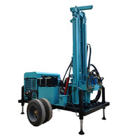 FY-350L Pompe de boîte de vitesses pour foreuse hydraulique-pneumatique diesel portative sur roues, pour le forage de puits d'eau de grande profondeur en ingénierie