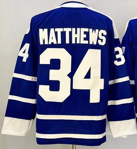 เสื้อฮอกกี้น้ำแข็งโพลีเอสเตอร์สำหรับผู้ใหญ่แบบยูนิเซ็กซ์ พิมพ์ชื่อได้ตามสั่ง ผลิตจากโรงงานด้วยเทคนิคการถ่ายเทความร้อน ชุดทีมพร้อมโลโก้ด้านหน้า/ด้านหลัง - Product Image 1