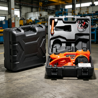 Cric électrique à ciseaux 3 tonnes 12V portable pour remplacement de pneus, kit d'urgence pour voitures compactes et berlines