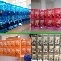 Mini distributeur de capsules métalliques à monnayeur, couleur personnalisable, garantie 1 an, pour centres commerciaux, salles de jeux et lieux de divertissement