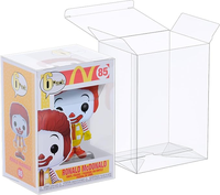 Boîte de protection transparente en plastique PET pour Funko Pop de 4 pouces, pliable, pour l'emballage de figurines en vinyle de collection