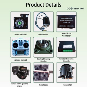 Vigorun MTSK800 Tosaerba Telecomandato, Trinciatrice Elettrica Multifunzione con Telecomando per Lavori Forestali - Product Image 3