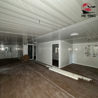 Vente directe de maison préfabriquée en conteneur extensible de 40 pieds, design moderne, maison mobile de luxe avec construction en panneaux sandwich