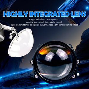 ไฟหน้าโปรเจคเตอร์แบบ Bi-<span class=keywords><strong>LED</strong></span> สามสี รุ่น Chenlang ขนาด 3 นิ้ว สว่างพิเศษ ไฟสูง/ต่ำ 140W/120W สำหรับรถยนต์พวงมาลัยขวา/ซ้าย  แบบแบน สำหรับอุปกรณ์ตกแต่งรถยนต์ - Product Image 5