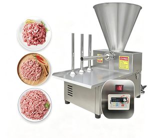 Máquina Eléctrica Comercial para Hacer Salchichas, Rellenadora Automática de <span class=keywords><strong>Salami</strong></span> y Bratwurst, Equipo Profesional para Rellenar Salchichas - Product Image 2