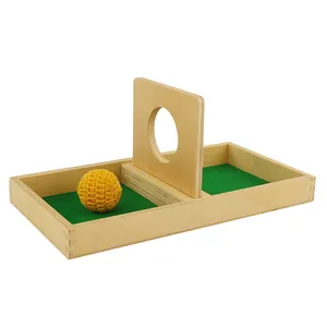 LT032 Montessori Kids Wooden Educational Children Toy Imbucare board with Kint ball,taltented toys