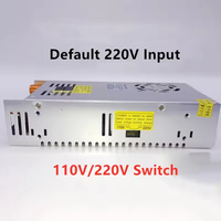 Transformateurs AC DC 220V à 5V 12V 24V Alimentation à découpage Réglable 36V 48V 60V 80V 120V 160V 220V 480W Affichage numérique