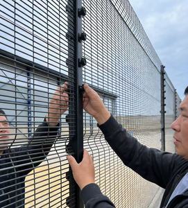 Nouvelle arrivée 2021, clôture anti-escalade pour le marché africain, 358, haute sécurité, clôture anti-escalade à vue dégagée, clôture de prison - Product Image 2