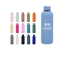 Botellas Deportivas de Metal Reutilizables con Logotipo Personalizado, Botellas de Agua con Aislamiento al Vacío de Acero Inoxidable, Termos para Beber
