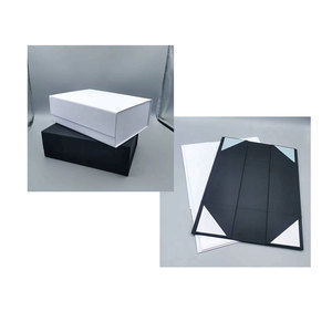 Scatola Regalo Magnetica Pieghevole Quadrata Bianca in Carta per <span class=keywords><strong>Scarpe</strong></span>, Vendita all'Ingrosso - Product Image 1