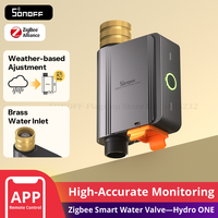 Sonoff SWV-ZFE Hydro Series Hydro ONE Vanne d'eau intelligente étanche Zigbee avec débitmètre SWV et modes de communication double pour données d'eau