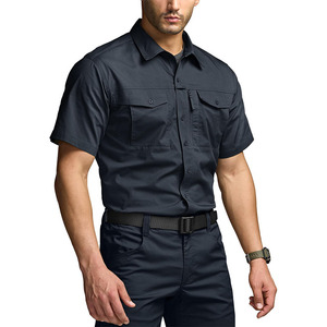 Camisas Tácticas de Manga Corta para Hombre DF 118 EDS, Deportes al Aire Libre, UPF 50+, Ripstop, Transpirables, con Botones - Product Image 4