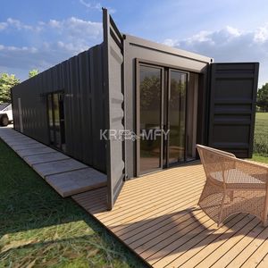 Maisons préfabriquées 2025 Chine, forme prête à l'emploi, restaurant, bar, grandes maisons de luxe en bois artificiel, conteneur d'expédition - Product Image 3