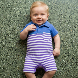 Tirupur Baby Bodysuit Organic Cotton Short Sleeve Romper Pattern Embroidered Printed Unisex Winter Snap Button Closure Online - Product Image 1