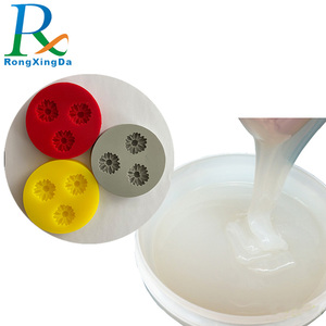 Stampo in gomma siliconica per uso alimentare che produce gomma siliconica liquida personalizzata in silicone rtv2 di colore div - Product Image 1