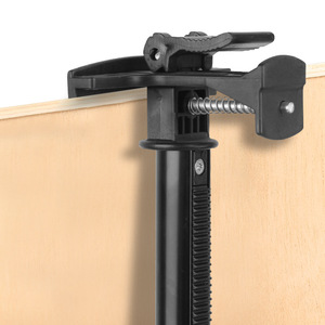 Trépied professionnel en alliage d'aluminium à 3 sections avec verrouillage par bouton pour appareil photo numérique, noir - Product Image 4