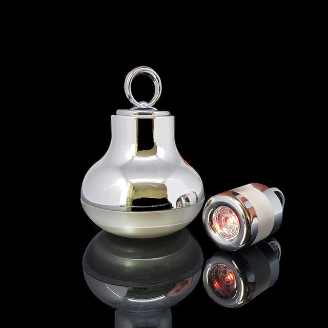 30g 50g High Tech New Design Vibrating Applicator Eye Face Cream Container with Massaging Vibrator