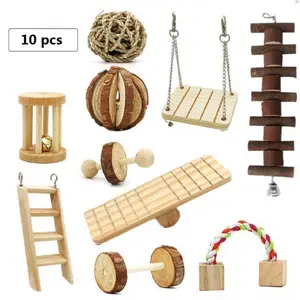 Log Fun hamster Toy collection A wide range of specifications to satisfy the curiosity of the gnathing small animal toy set